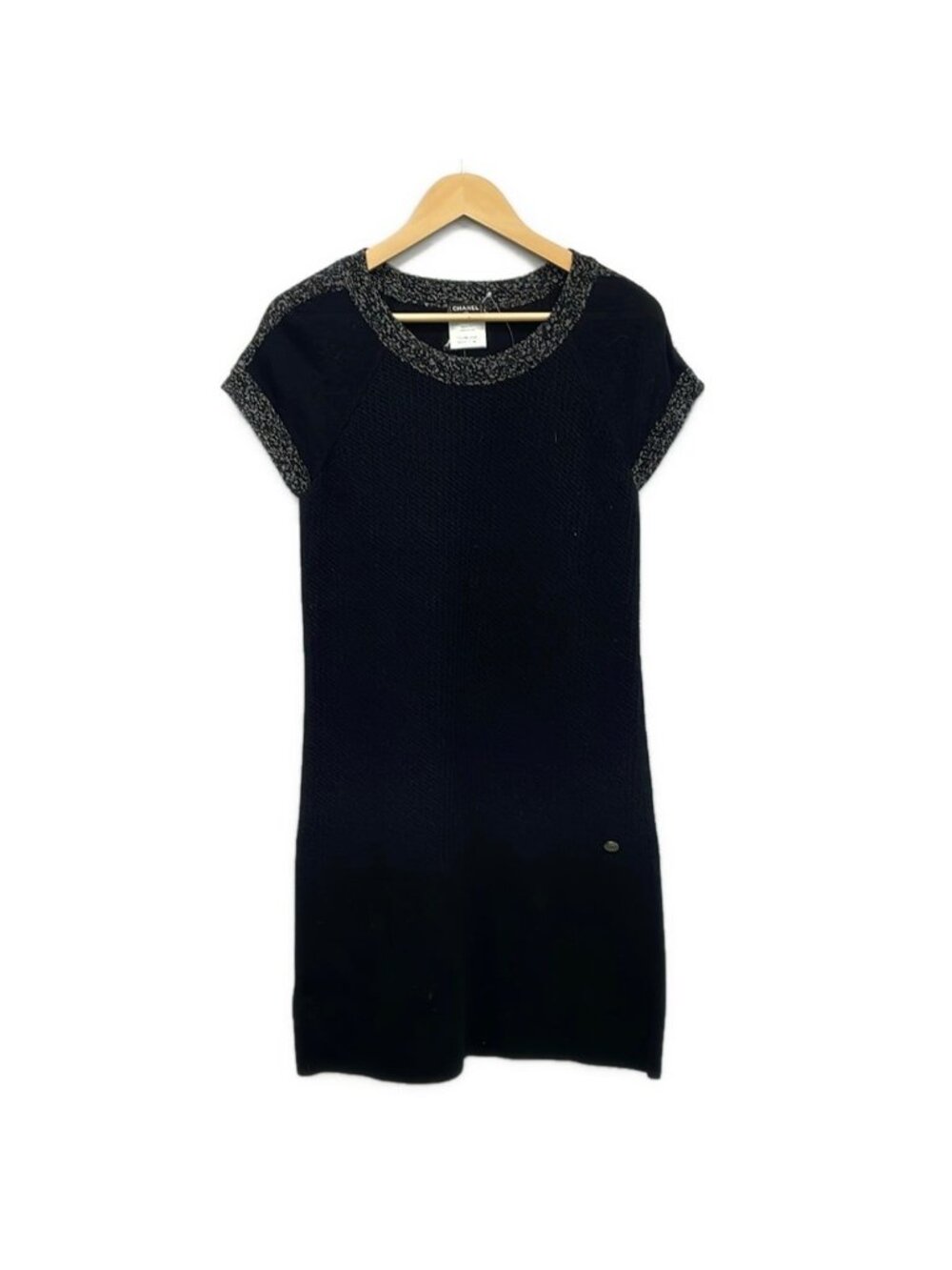 Chanel Dress M Black White